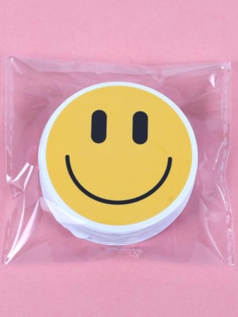 50PCS Smile Face Stickers Cute Water Bottle Stickers for Kids Waterproof PVC - Picture 5 of 5